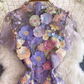 Beautiful heavy-duty three-dimensional flower embroidery embroidered seaside holiday dress with a high-end feel R0308