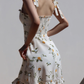 French style fresh girl slim fit and slimming dress, retro waist cinching short skirt dress R2871