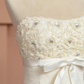 White strapless, fitted A-line long ball gown/bridal dress R8488