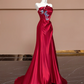 Red strapless fitted long ball gown/bridal dress R8312