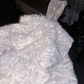 Silver sequined bodice, white full-skirted long ball gown, bridal dress R8769