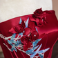 Red strapless fitted long ball gown/bridal dress R8312