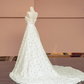White strapless, fitted A-line long ball gown/bridal dress R8488