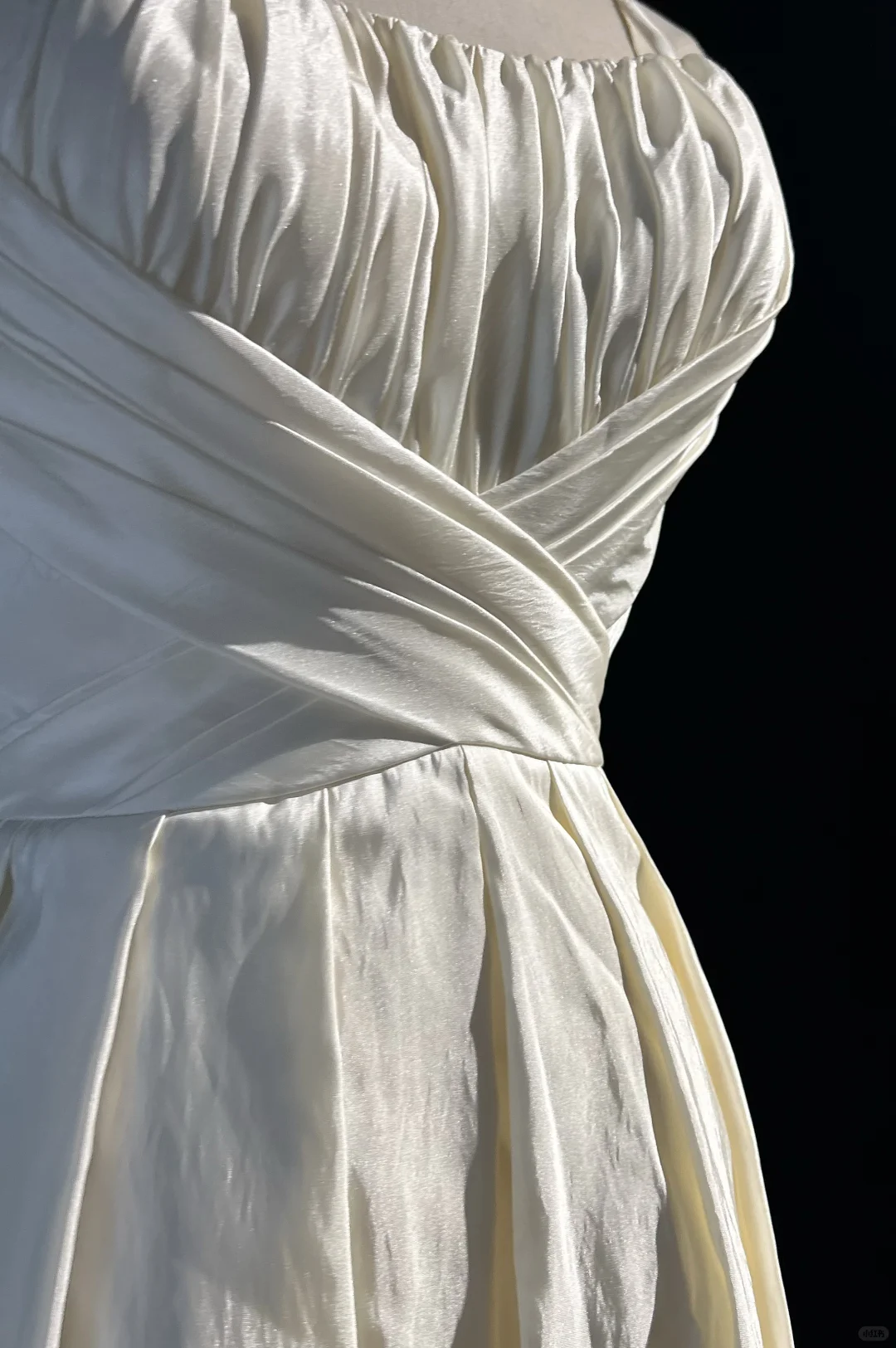 White suspenders, slim waist, irregular skirt, short skirt, homecoming dress R4920