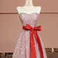 Light pink strapless A-line long ball gown/bridal dress R8398