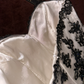 White strapless vintage floral pattern fitted long ball gown R7052