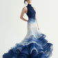 Chinese style dress with slim waist and sexy hip-hugging long dress, prom dress R5343