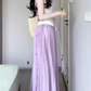 Gentle temperament white short-sleeved T-shirt skirt generous and decent beautiful outfit suit R0878