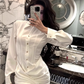 Large size French pure desire niche design dress hot girl shirt hip skirt R1882