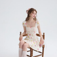 French short-sleeved dress short skirt summer petite short skirt floral princess dress female summer R3489