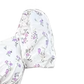 Waisted one-shoulder neckline puff sleeve princess puffy skirt 2025 new short floral skirt R0013