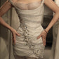 Sequined diamond suspenders sexy slim hip skirt homecoming dress R2496