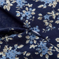 2025 Summer New Blue Floral Vacation Petite Short A-line Suspender Dress R0935