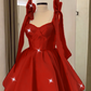 Light blue halter tube top waist princess tutu homecoming dress R3065
