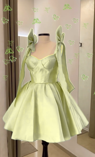 Light blue halter tube top waist princess tutu homecoming dress R3065