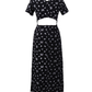 Black new Chinese dress 2025 new niche design long skirt high-end temperament cheongsam skirt R0112