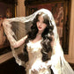 Satin fishtail halter boning dress R9085