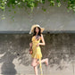 Ruffled Floral Print Sundress R9101