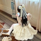 Sweetheart Neckline Lace Trim Ballerina Dress R9102