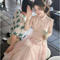 Chinese Embroidered Cheongsam Tulle Dress R9116