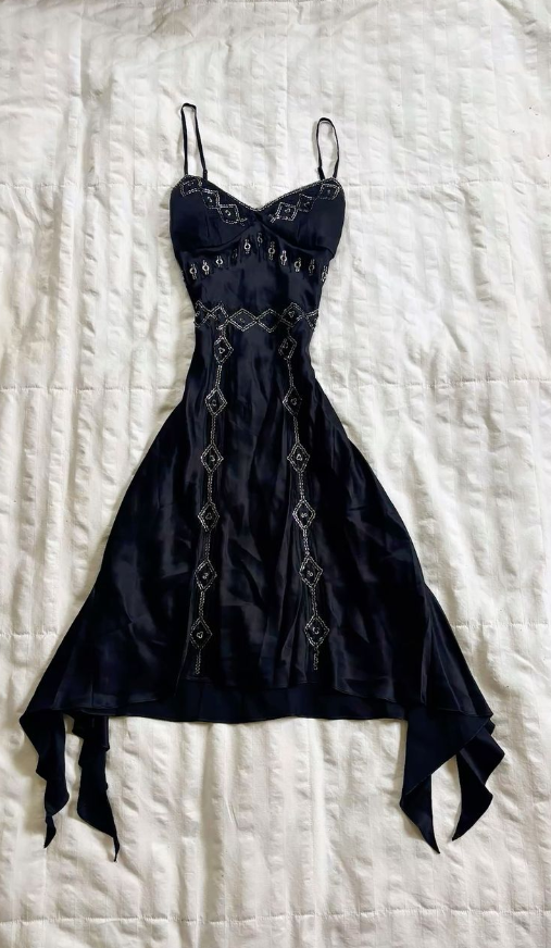 Elegant Black Prom Dress,A-Line Spaghetti Straps Corset Maxi Cocktail Dress Cami Dress RS1062