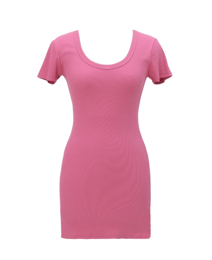 ins super hot hot girl pure desire style pink dress high-grade slim fit high waist hip skirt R0142