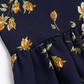 2025 Summer New French Retro Floral Beach Seaside Holiday Suspender Dress R0932