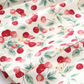 French American retro cherry design slimming waist cinching camisole dress new style R2876