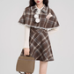 Cape shawl outer dress suit new style small school style outfit a complete set R2373