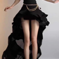 Birthday dress high-end party dress niche temperament trailing tube top dress R1770