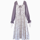 Temperament gentle style floral dress 2025 new spring super beautiful dress R1907
