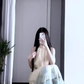 Sleeveless halter dress with beautiful temperament and waist A-line long skirt R0766
