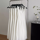 White suspender dress new style mesh fluffy fairy high-end long skirt R1980