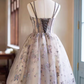 Charming Purple Homecoming Dress ,A-Line Spaghetti Straps Sequins Corset Short Prom Dress RS816
