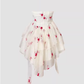 Pure desire design halter neck floral dress 2025 sexy backless waist A-line short skirt R1086