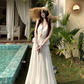 Fairy's complete outfit: strappy v-neck lace vest skirt two-piece set R1738
