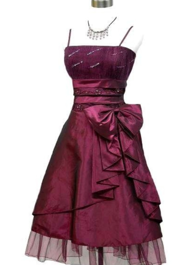 Charming Purple Beaded Prom Dress ,A-Line Spaghetti Straps Bodycon Maxi Evening Dress RS1122