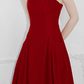French retro high waist slim sexy velvet dress dress suspenders skirt R1463