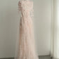 Pink Long Stunning Evening Gowns Prom Party Dresses With Shawl      S6914