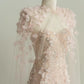 Pink Long Stunning Evening Gowns Prom Party Dresses With Shawl      S6914