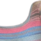 Pure desire hot girl long sleeve dress 2025 new rainbow stripes waist slim short skirt slim fit R0137