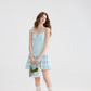 French floral suspender skirt holiday style dress short skirt wood ear skirt R2715
