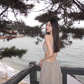 Sexy backless sleeveless dress hollow cold temperament long dress R0486