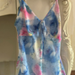 Charming Gradient Homecoming Dress ,A-Line Spaghetti Straps Chiffon Short Prom Dress Cami Dress RS1149