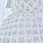 Silver tube top gentle sequin pearl waist sexy A-line short skirt homecoming dress R4191