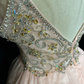 Pink suspender diamond waist slim fit puffy princess skirt homecoming dress R4921