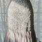 Light gray-purple halter-neck fitted waist slim hip body elegant long ball gown R7689