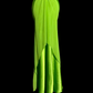 Green strapless fitted waist slim hip long sexy ball gown R8103