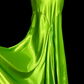 Green strapless fitted waist slim hip long sexy ball gown R8103