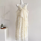 Fairy beauty romantic light dress two-way design heavy mesh suspender skirt R2111